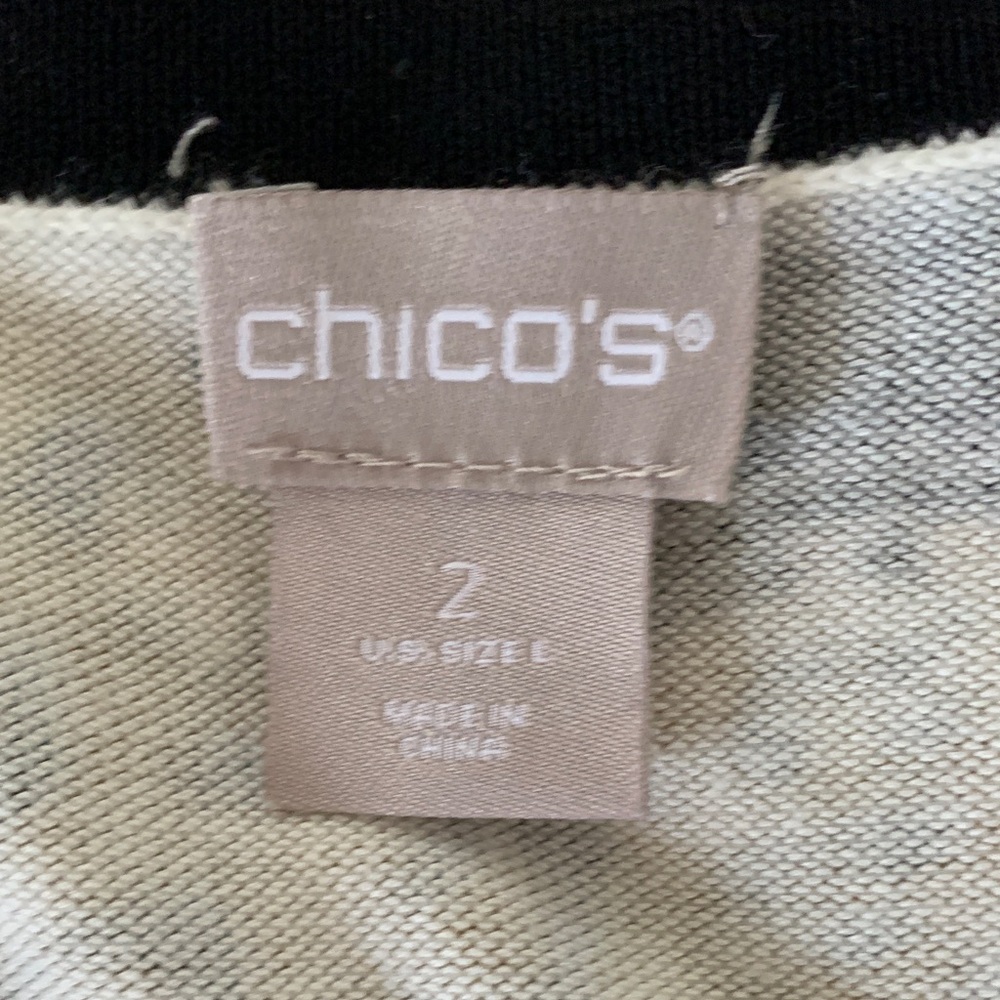 Chico's Multicolor Patterned Cardigan - image 8